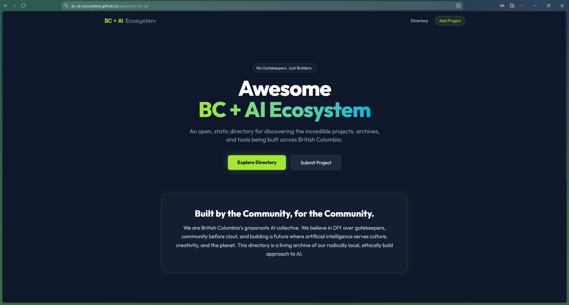 Awesome BC + AI